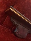Vintage Home Interior Burl Shelf With Gold Trim 17 5    Length 6    Height 5    Width