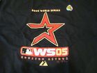 Houston Astros Majestic 2005 World Series Xl Black 2 T-shirt Vintage