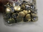 Brass   Nickel Female Snap Fastener Cap  set Of 200  