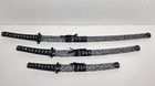 3pc Chinese Sword Set Katana  Wakizashi  Tanto Swords