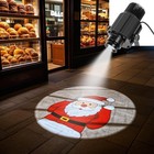 35w Waterproof Gobo Projector With Custom Logo  Rotating Lens For Events   Adver