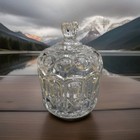 L  E  Smith Large Jardiniere  Biscuit Jar Moon And Star 6 25 x6 25 x8  Read