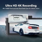 Redtiger F7n Dash Cam 4k Dual Dash Camera Front And Rear With Sd Card  For Cars