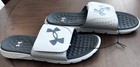 Under Armour 3026023-101  Slides Sandals-mens 17-gray-nwt