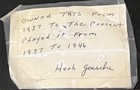 Banjo 4 String Tenor Circa 1937 With Vintage Case Owner Note 1937