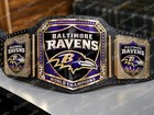 New Custom Baltimore Ravens World Champions Belt Adult Size 2mm Brass