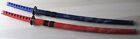 40    Katana Samurai Sword Full Size Stainless Steel Blade Wood Scabbard Dragon