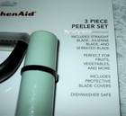 Kitchenaid  3 Piece Peeler Set   Stainless Steel  - Straight Serrated Julienne