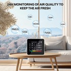 9-in-1 Air Quality Monitor Indoor Co2 Meter Tvoc Hcho Pm2 5 1 0 10 Co Detector