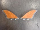 M21 Sports Wood Twin Keel Fins    Fcs Fins    Surfboard Twin Fins