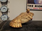 Mcm Gold Statue Pigeon Bird Chinoiserie Asian Style