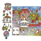 Wooden Jigsaw Puzzle For Adults By Foxsmartbox - 425 Pieces - Busy Town