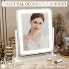 Lighted Makeup Mirror Vanity Mirror With Lights For Desk Tabletop Smart Touch   
