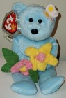 Ty Beanie Baby - Bluebonnet The Bear 8 5  New Mwmts Plush Stuffed Animal Toy