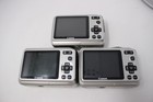 Lot Of 3 Canon Powershot A495 10 0 Mp Digital Camera Silver Parts Repair