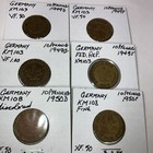 German Coins--30different 10 50 Pfennig And German Dem rep 