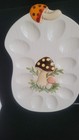Vintage Sears Merry Mushroom Deviled Egg Tray Plate Platter 1970s Retro Mcm     
