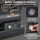 45 000 Btu Kerosene Forced Air Heater With 5 Gallon Tank Adjustable Thermostat