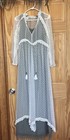 Lot Of2 Vintage Swissdot Lace Dress With Modern Grayish olive Sleeveless Dressxl