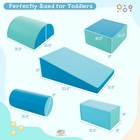5-piece Kids Foam Climbing Blocks Safe Indoor Foam Play Structures For Toddlers