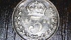 1888 3 Pence Silver G b  Queen Victoria Ungraded Slight Toner Xf