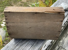 Wood Pigeon   carrier  Antique 8 3 4  X 6   Tear Drop Shape