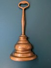 Vintage Solid Brass Door Stop  Door Porter Decor Accent Heavy 3lbs 14 Oz
