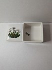 Portmeirion Botanic Garden 3 5-inch Box  Blue pink Flowers  Butterflies Sw Ellis