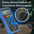 Insulation Resistance Meter Tester Digital Multimeter 20g   1000v Megohmmeter