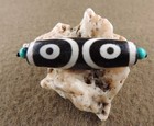 Antique Tibetans Old Agate 7 Eye Dzi Bead  23 40mm