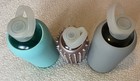 Bkr Glass Water Bottle W  Silicone Sleeve Rover 32 Oz   Spiked Luxury Glass 3lot