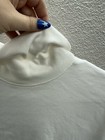 Classic Elements Womens Top Size Large Plain White Long Sleeve Turtleneck