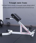Adjustable Roman Chair Back Extension Exercise Bench Back Training Supine Board  