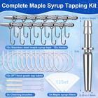 Maple Syrup Tapping Kit   12 Set  Maple Tree Tapping Kit With Stainless Steel Ma
