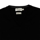 Peter Millar Crown Soft Merino Wool Silk Black V Neck Sweater Vest Large