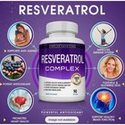Toplux Resveratrol Complex 1800mg Antioxidant cellular Natural Health