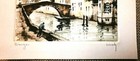 4 Antique French Art Nouveau Aquatint Prints Pencil Signed Linez