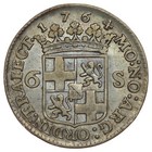 Netherlands   Utrecht - 6 Stuivers  scheepjesschelling  1764