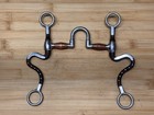 Spotted Cheek  Western Correction Port Show Horse Bit    5 
