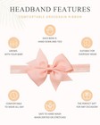 Jollybows 40pcs Baby Girls Hair Bows Headbands Grosgrain Ribbon Hair Band