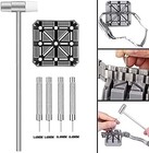 Watch Band Strap Link Pins Remover Repair Tool 24 In 1 Kit With 6 Silver 