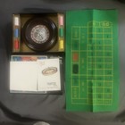 Vintage Pleasantime Roulette Wheel Game W felt Game Board  Casino Gambling Game