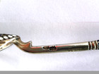 Large 17 5 Cm Spoon Cloisonne Enamel Silver 84 Russian Imperial Klingert Antique