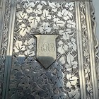 Antique Sterling Silver Card Case Hallmarked George Unite Circa 1890 s 56 Grams