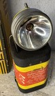 Nos Vintage Justrite No  2108 Flashlight Yellow Husky Mile Beam Swivel