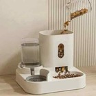 Automatic Pet Feeder Food Bowl With Water Dispenser Large Capacity For Cat   Dog