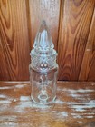 Antique Tiffin Dakota Glass Apothecary Bullet Pedestal Jar 13 