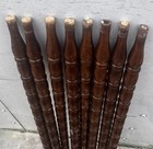 8 Vtg Balusters Wood Architectural Salvage Spindle 27 1 8    Tall Crafter Diy  b 