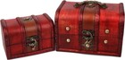 Wooden Box With Lid Hinged Hinges Boxes Antique Vintage Jewelry Lockable Large