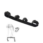 Sex Hands Restraintsand Legs Restraints Cuffs Set  Leather And Fluffy Handcuf   
